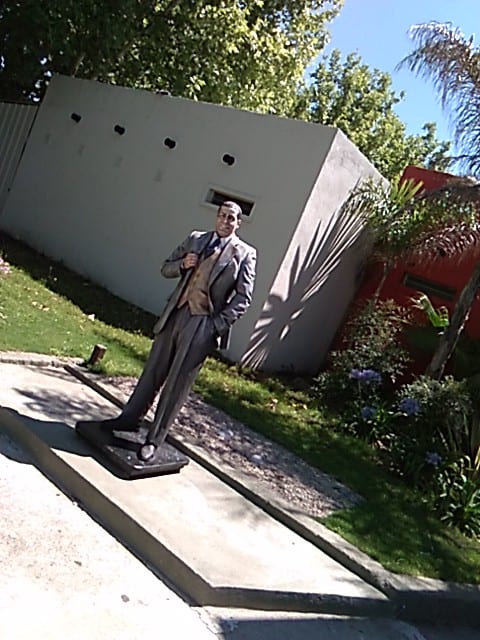 Statue of Carlos Gardel, La Falda, Argentina, Tango Festival